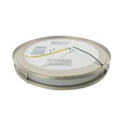 Project Source Round Flush Mount Ceiling Light - LED - 14-in - Metal/Acrylic - Brushed Nickel 7 Project Source Round Flush Mount Ceiling Light - LED - 14-in - Metal/Acrylic - Brushed Nickel -STYLE SELECTIONS Sales 03245019d L