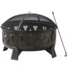 Style Selections Fire Pit - Antique Steel - Wood Burning - 21 21/32-in H x 30-in W x 30-in D -STYLE SELECTIONS Sales 11875021 L