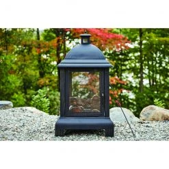 Style Selections Steel Outdoor Fireplace - 24 x 44-in - Black 6 Style Selections Steel Outdoor Fireplace - 24 x 44-in - Black -STYLE SELECTIONS Sales 11875023c L