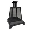 Style Selections Black Outdoor Square Wood Fireplace - 27.5-in 5 Style Selections Black Outdoor Square Wood Fireplace - 27.5-in -STYLE SELECTIONS Sales 11875028 L