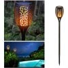 Solar Flame Stake Light - Plastic 4.72-in Black 2 Solar Flame Stake Light - Plastic 4.72-in Black -STYLE SELECTIONS Sales 12195091 L