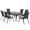 Styles Selections Patio Dining Set Florence - Grey - 6 Places 3 Styles Selections Patio Dining Set Florence - Grey - 6 Places -STYLE SELECTIONS Sales 20235057 L