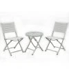 Style Selections 3-Piece Bistro Set with Foldable Chairs -STYLE SELECTIONS Sales 20235190 L