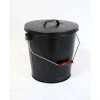 Style Selections Ash Bucket with Lid - 12-in - Steel - Black 3 Style Selections Ash Bucket with Lid - 12-in - Steel - Black -STYLE SELECTIONS Sales 30736523 L