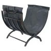 Foldable Log Holder and Tote - Black 2 Foldable Log Holder and Tote - Black -STYLE SELECTIONS Sales 30736524 L