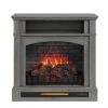 Style Selections Infrared Electric Fireplace with Shelf - 33-in x 33.75-in - 1500 W - Ash Grey 4 Style Selections Infrared Electric Fireplace with Shelf - 33-in x 33.75-in - 1500 W - Ash Grey -STYLE SELECTIONS Sales 32255007 L