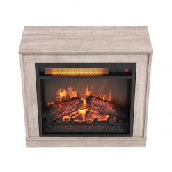 Style Selections Infrared Electric Fireplace with Barnwood Finish - 1500 W - 1000 sq. ft. - 23-in -STYLE SELECTIONS Sales 32255008c L