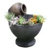 Fountain with Flower Pot - 23.23'' x 27.95'' - GRC 3 Fountain with Flower Pot - 23.23'' x 27.95'' - GRC -STYLE SELECTIONS Sales 33905463 L