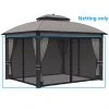 Style Selections Black Insect Netting for 10-ft x 12-ft Gazebo -STYLE SELECTIONS Sales 38115293 L