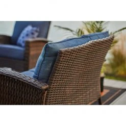 Style Selections Sunbridge Conversation Set - 4 Pieces - Steel - Blue -STYLE SELECTIONS Sales 41355050c L