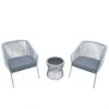 Style Selections 3-Piece Metal Frame Patio Conversation Set with Grey Cushions 3 Style Selections 3-Piece Metal Frame Patio Conversation Set with Grey Cushions -STYLE SELECTIONS Sales 44315019 L