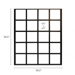 Style Selections 30-in W x 36.75-in H Black Vertical Garden Trellis -STYLE SELECTIONS Sales 46715011c L