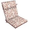 Style Selections 21-in x 20-in Outdoor High Back Red Cushion -STYLE SELECTIONS Sales 47235040 L