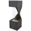 Style Selections Contemporary Rain Fall Fountain with LED Lighting - 30.5-in - Resin - Grey -STYLE SELECTIONS Sales 47635013 L