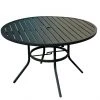 Style Selections Pelham Bay Patio Dinner Table - 48-in x 29 1/4-in - Matte Black Steel 8 Style Selections Pelham Bay Patio Dinner Table - 48-in x 29 1/4-in - Matte Black Steel -STYLE SELECTIONS Sales 47865005 L
