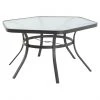 Style Selections Hexagon Dinner Table with Glass Table Top - 56.1 X 27.56" 3 Style Selections Hexagon Dinner Table with Glass Table Top - 56.1 X 27.56" -STYLE SELECTIONS Sales 48655049 L