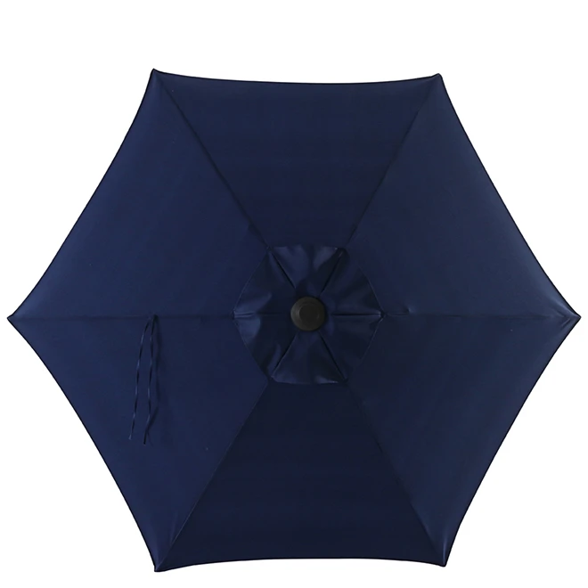 Style Selections Blue Fabric and Steel 7.5-ft Umbrella 1 Style Selections Blue Fabric and Steel 7.5-ft Umbrella