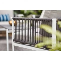 Style Selections 4-Piece Outdoor Conversation Set - Grey and White -STYLE SELECTIONS Sales 48655135d L