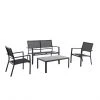 Style Selections Carlson 4-Piece Metal Frame Patio Conversation Set 9 Style Selections Carlson 4-Piece Metal Frame Patio Conversation Set -STYLE SELECTIONS Sales 48655136 L