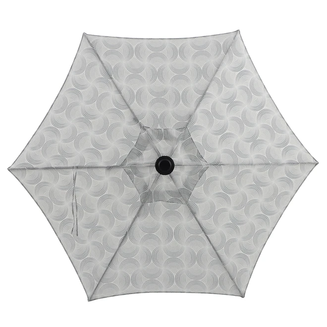 Style Selections 7.5-ft Blue Umbrella in Steel and Polyester 1 Style Selections 7.5-ft Blue Umbrella in Steel and Polyester