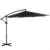 Style Selections Grey 10-ft Hanging Umbrella