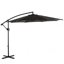 Style Selections Grey 10-ft Hanging Umbrella