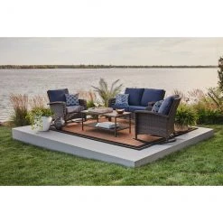 Style Selections 16-in x 16-in Polyester Outdoor Cushions -STYLE SELECTIONS Sales 49235140d L