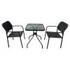 Style Selection Bistro Patio Set - Steel and Resin - Black - 3 Pieces 2 Style Selection Bistro Patio Set - Steel and Resin - Black - 3 Pieces -STYLE SELECTIONS Sales 72255050 L