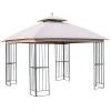 Style Selections 10-ft x 10-ft Gazebo Tan -STYLE SELECTIONS Sales 72255188 L